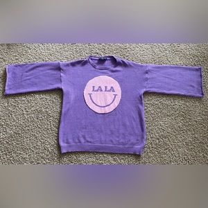 Lala Original oversized knit in lilac
